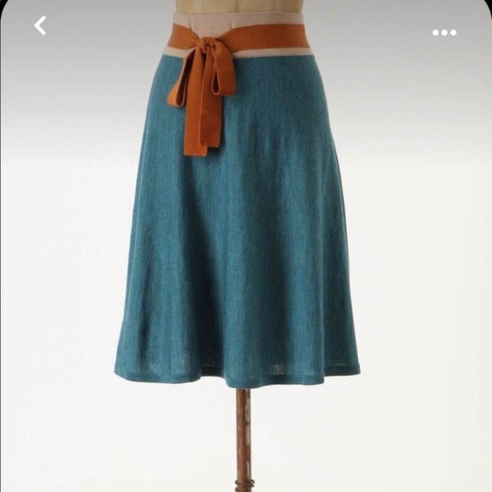 Girl from Savoy Anthropologie knit wool sweater skirt - Small